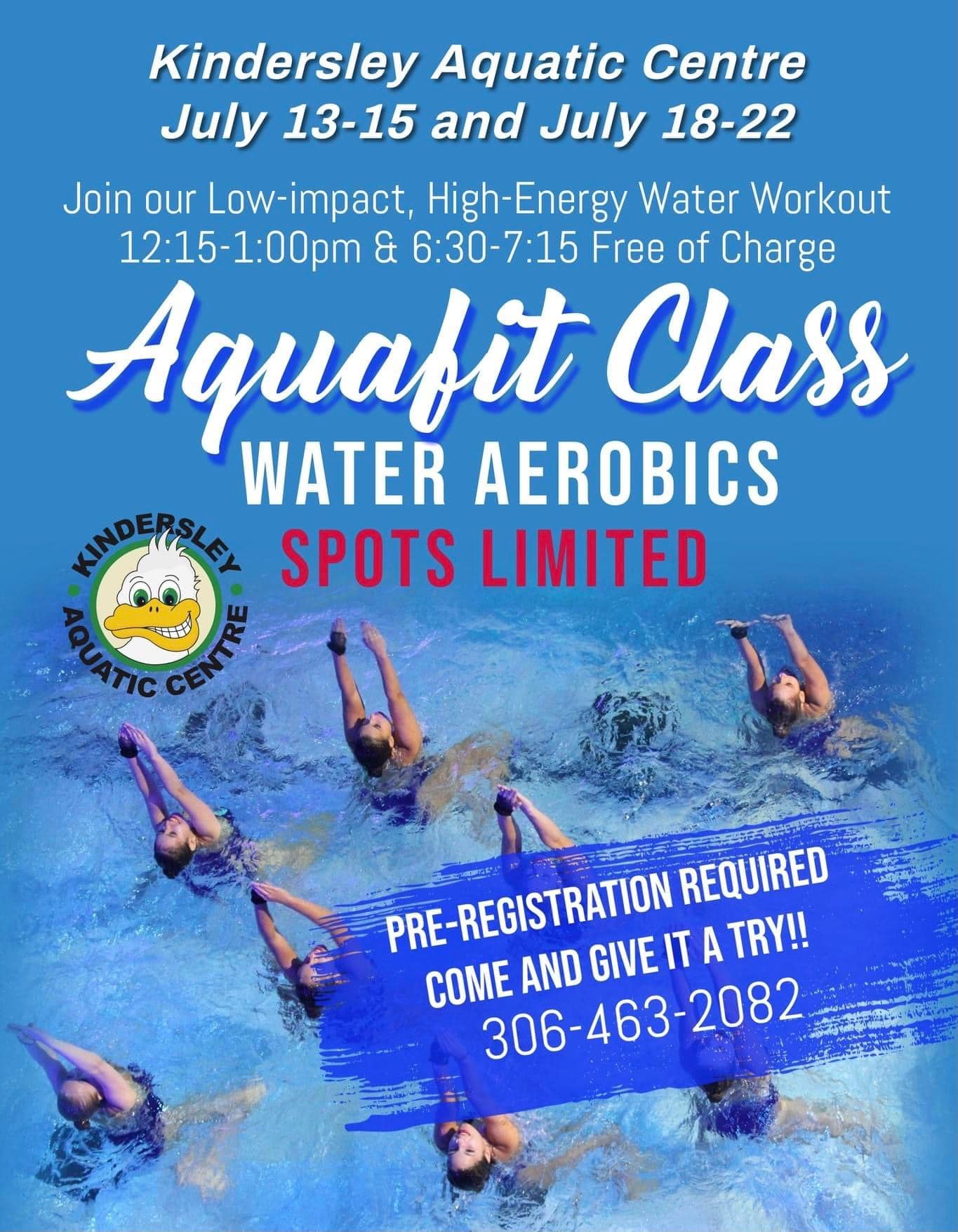 Aquafit Class Water Aerobics Town of Kindersley