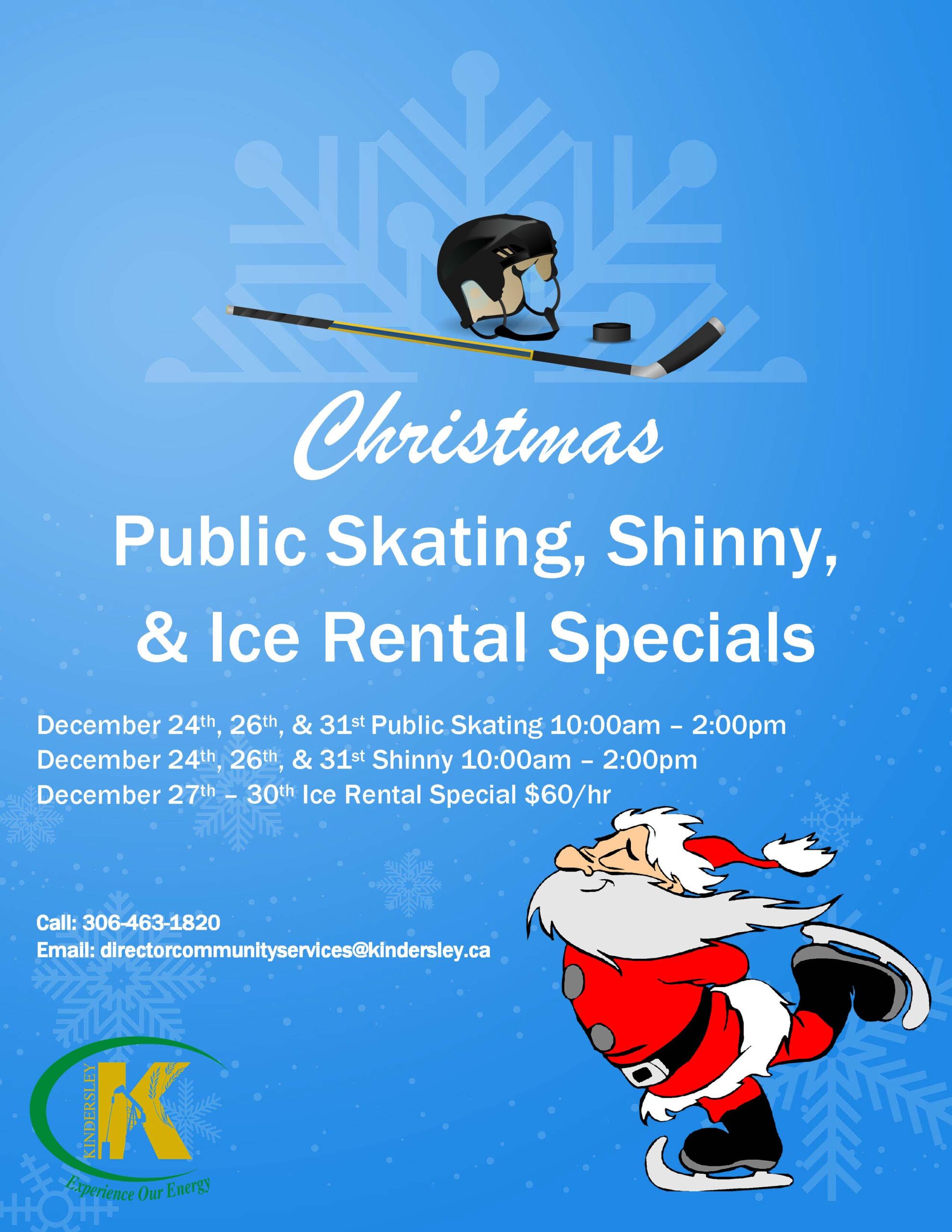 Ice Schedule Town of Kindersley