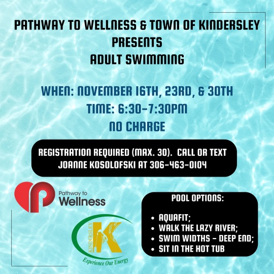 Pathway to Wellness & Town of Kindersley Partner Together for Adult