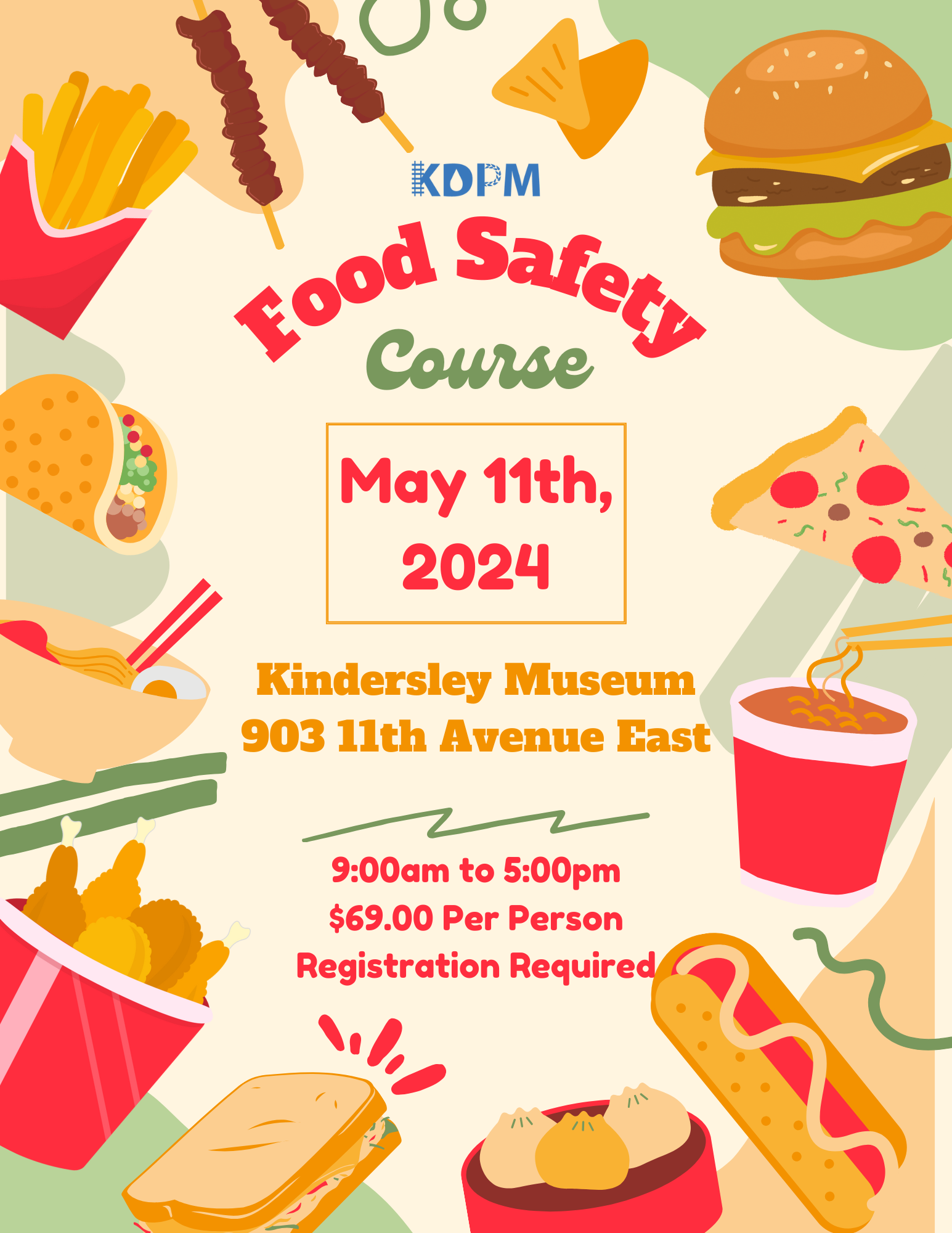 Food Safety Course Town of Kindersley
